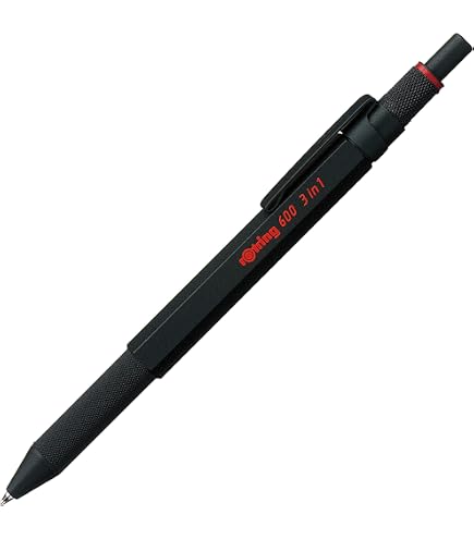 Amazon.co.jp: ROTRING ロットリング トリオペン ブラック ノック